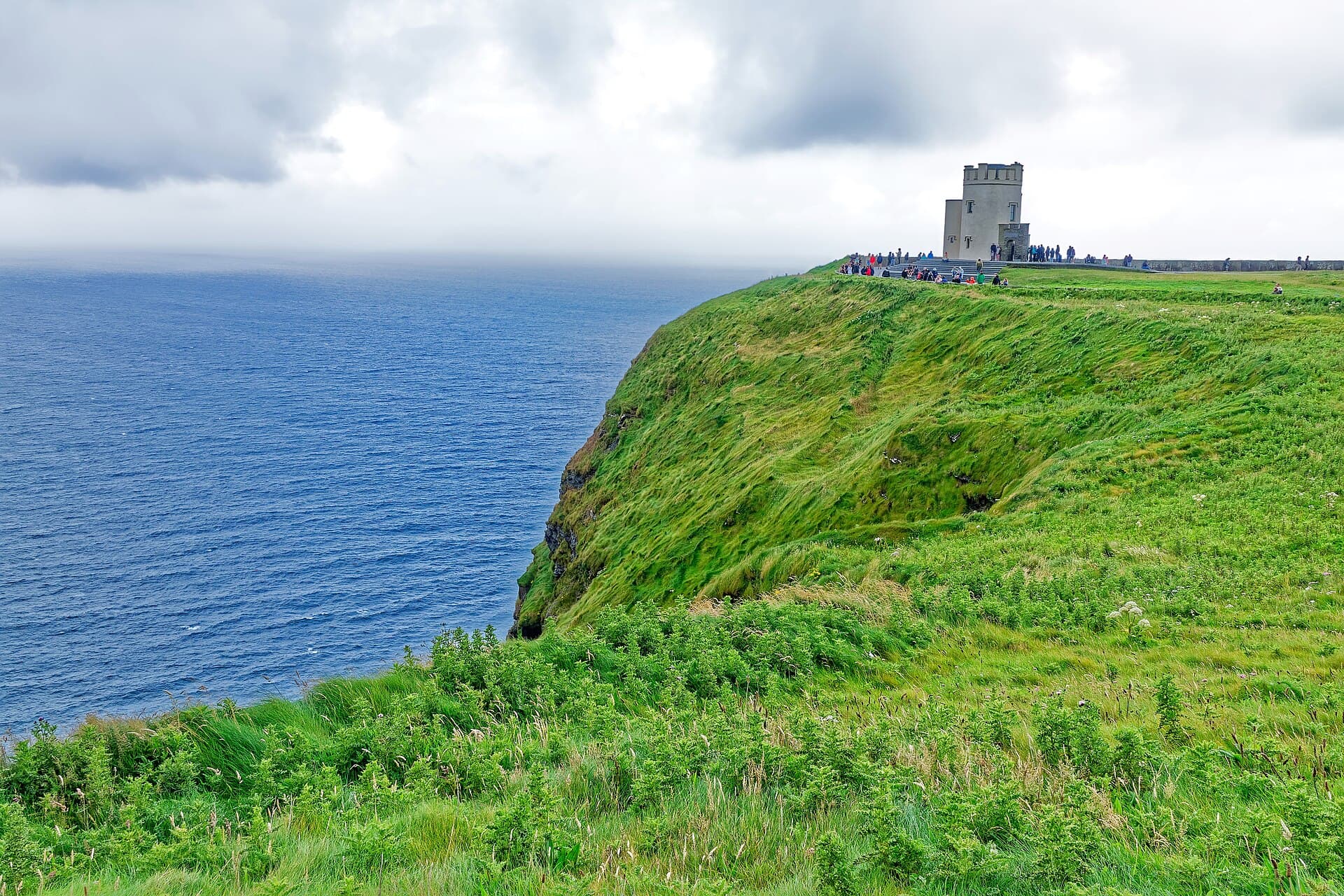 The Cliffs of Moher above the Atlantic