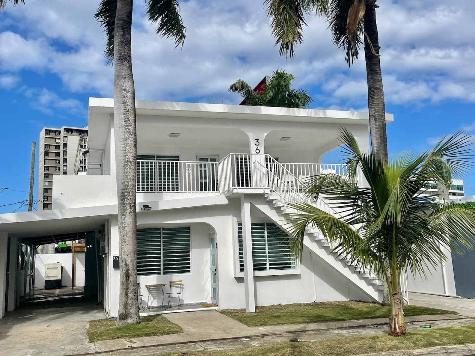 One of the houses in Isla Verde