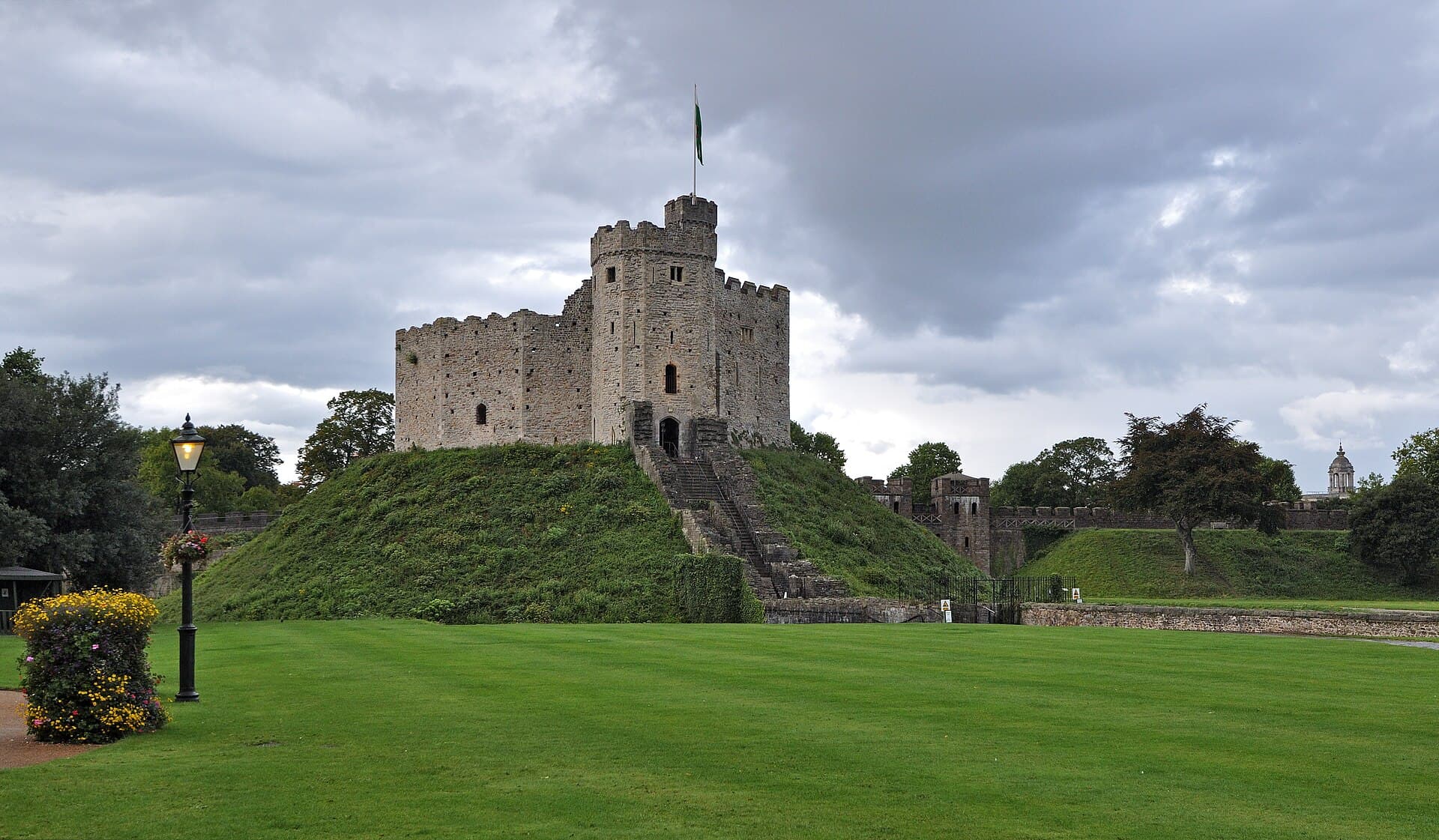 The keep at Cardiff Castle